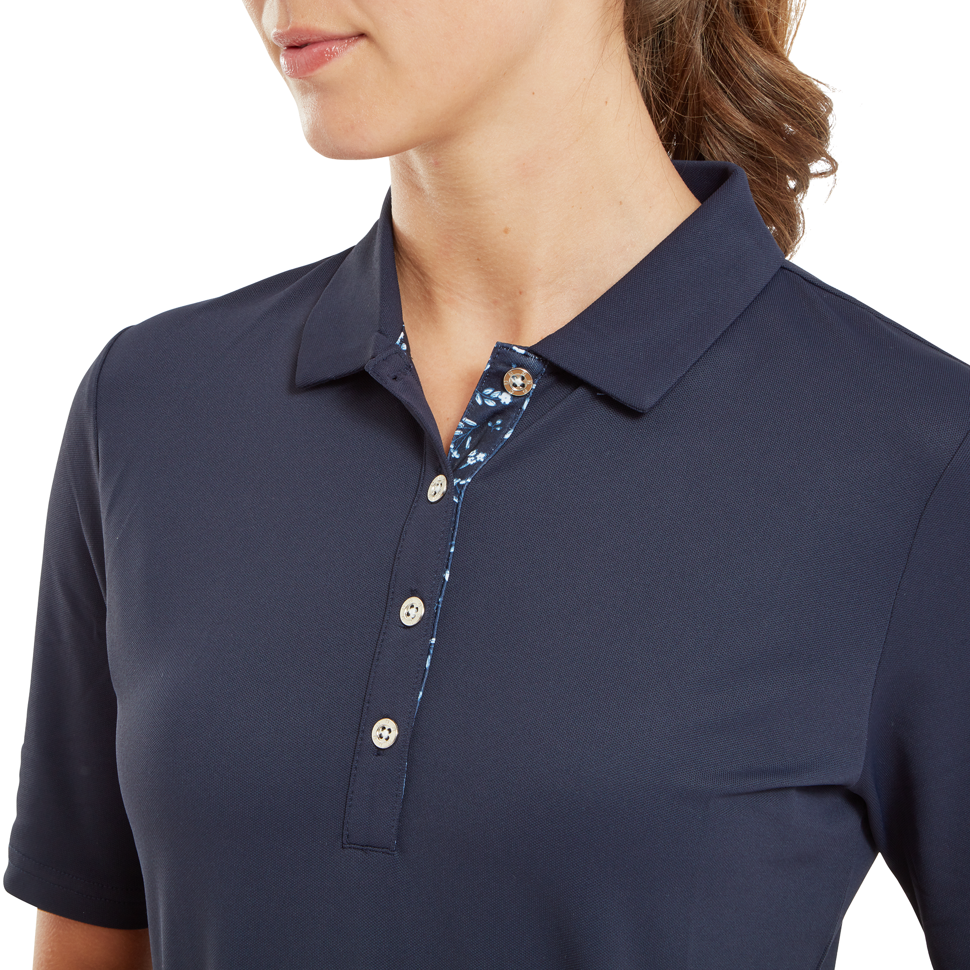 Half-Sleeve Solid Pique