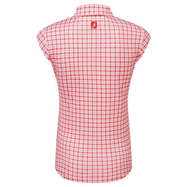 Polo Interlock imprimé Vichy