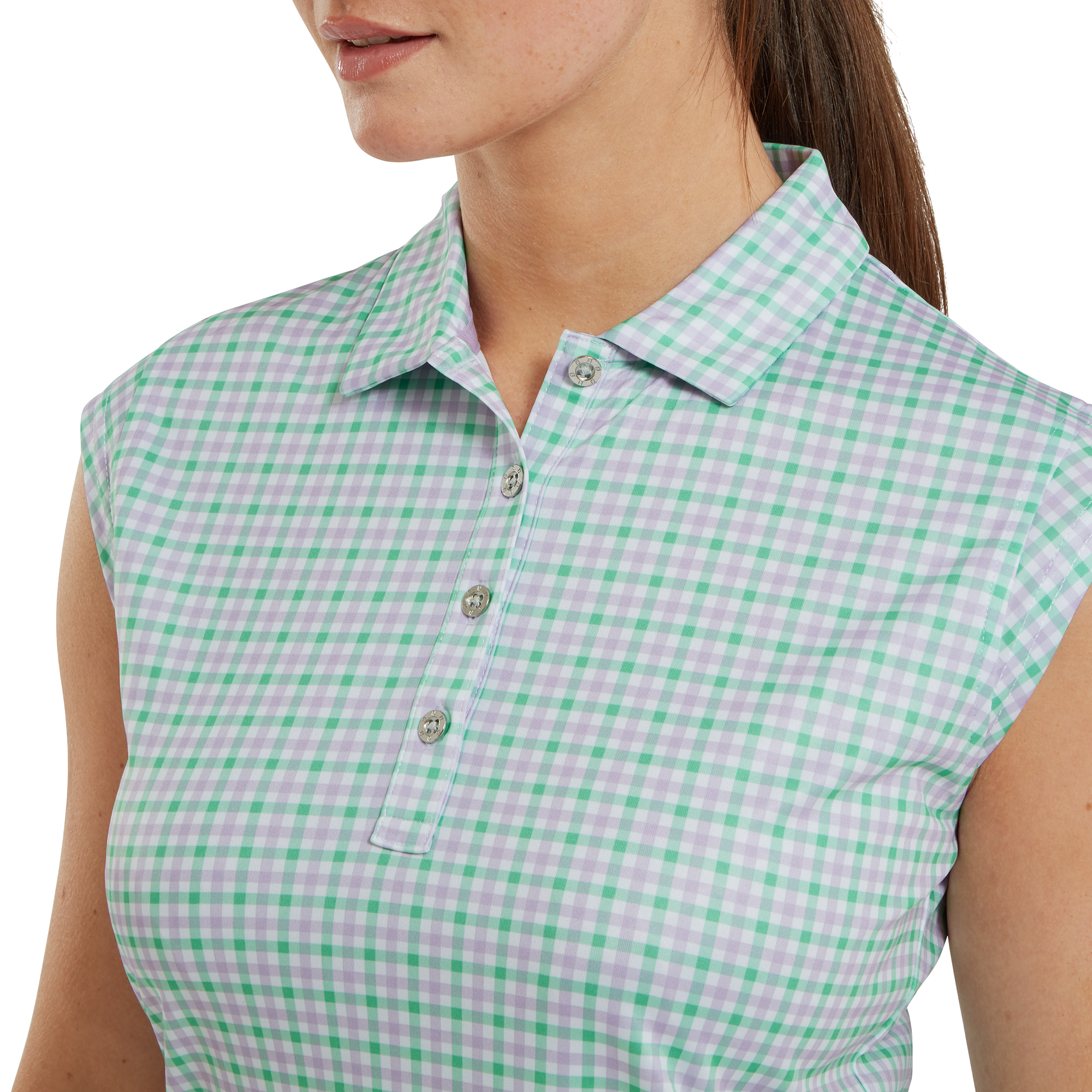 Gingham Print Interlock