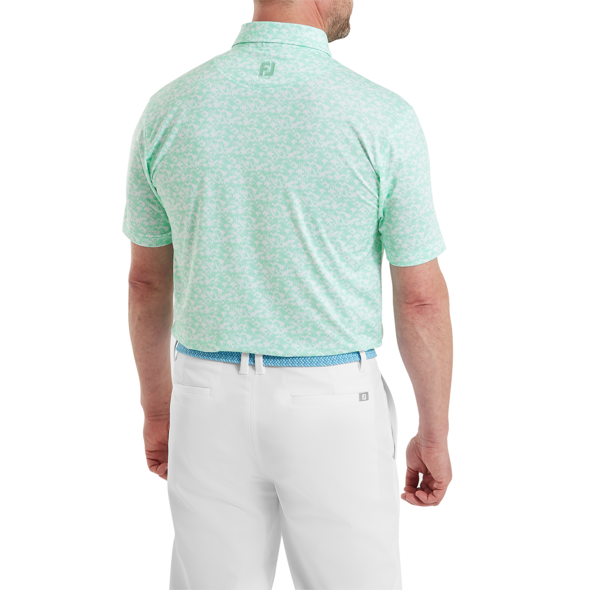 Hidden Palm Print Lisle