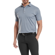 Polo en fil d'Ecosse impression texturée