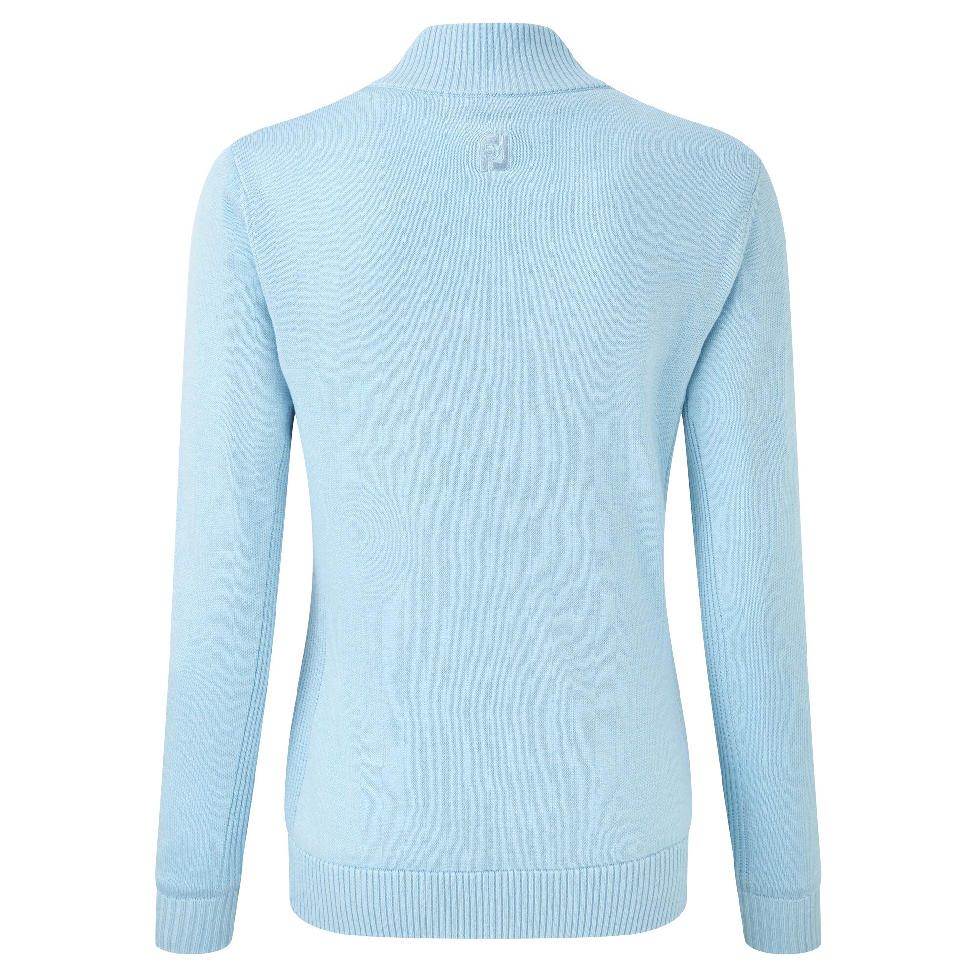 Women's Full-Zip Lined Wool Blend Pullover