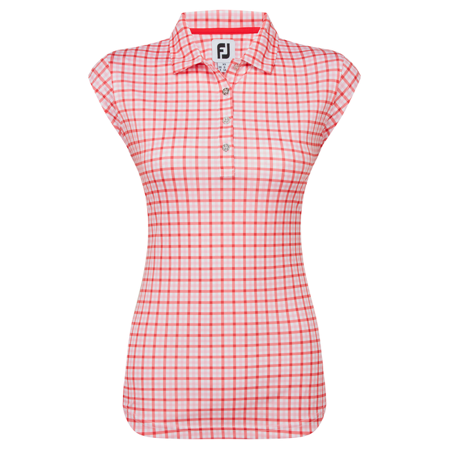 Polo Interlock imprimé Vichy