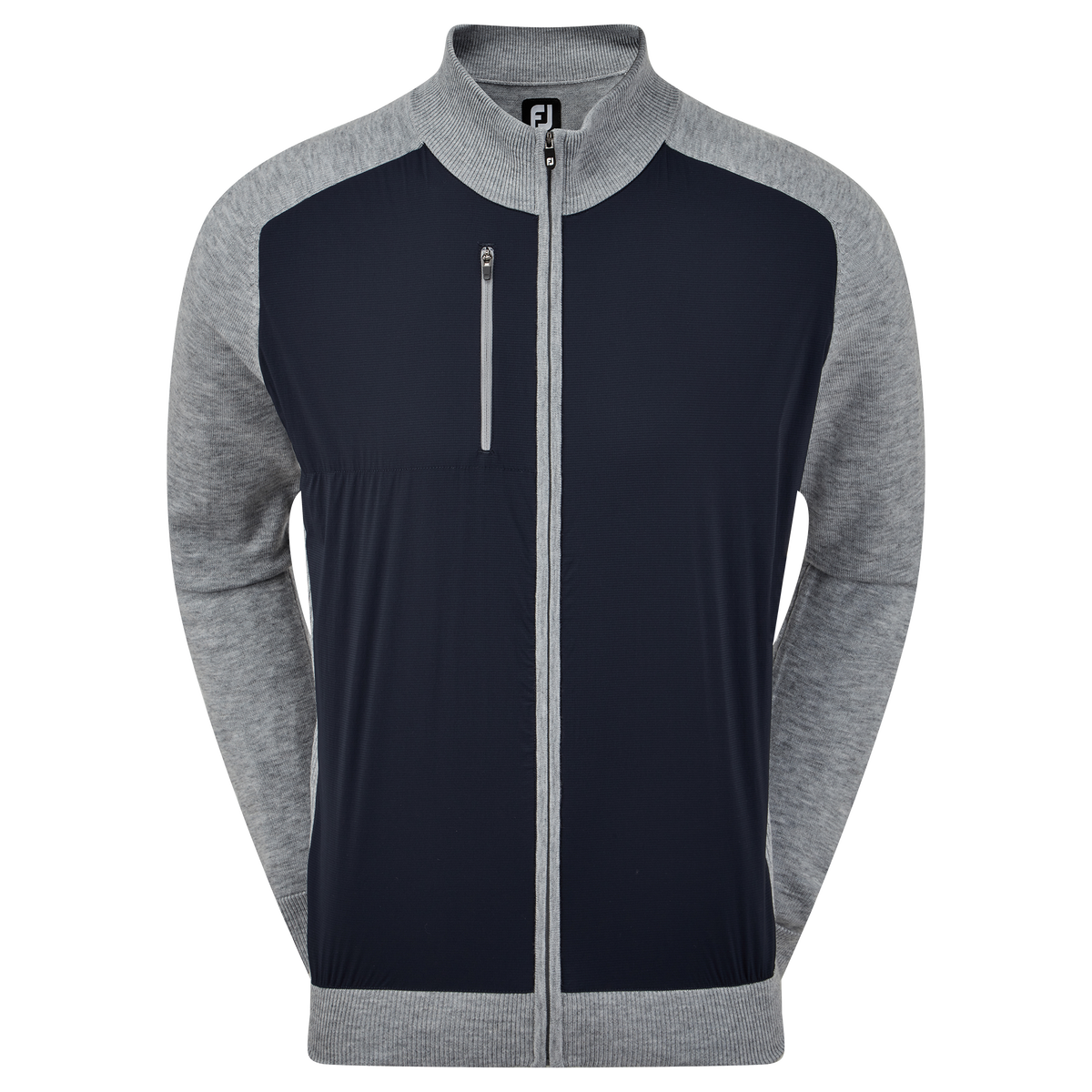 Mens full zipper sales sweater