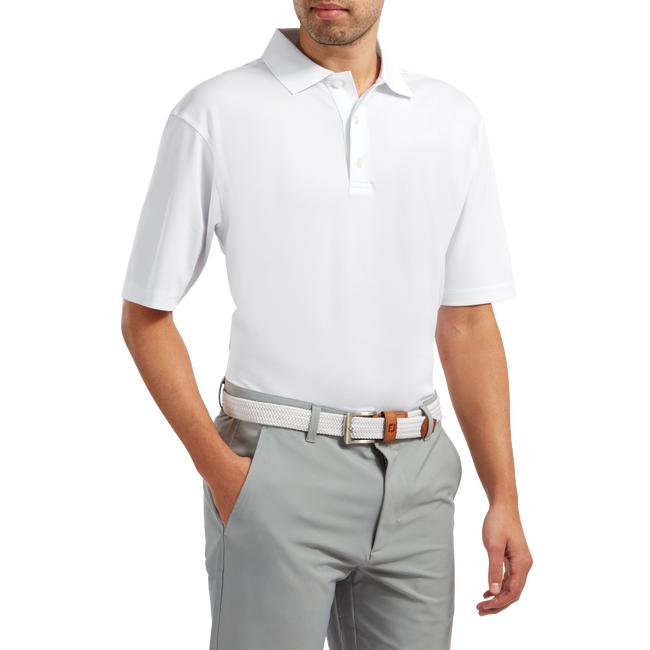 Stretch Pique Solid Knit Collar