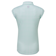 Polo Interlock imprimé Vichy