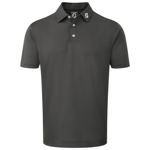 Polo Stretch Piqu&eacute; uni avec logo FJ sur col