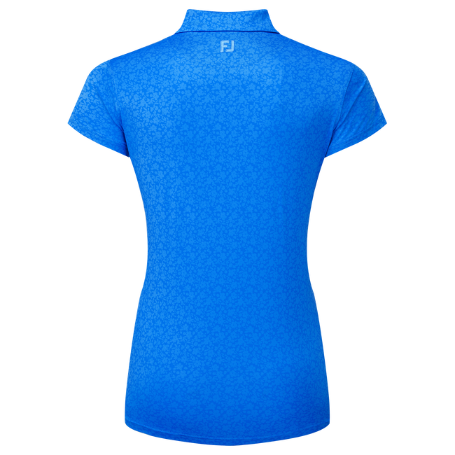 Painted Floral Cap Sleeve Lisle