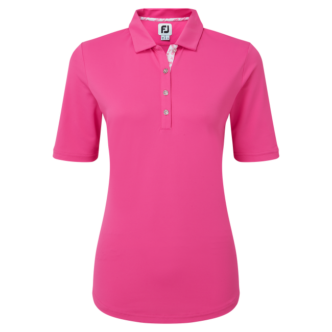 Polo piqué uni manches courtes