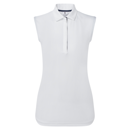 Polo en fil d'Ecosse sans manche