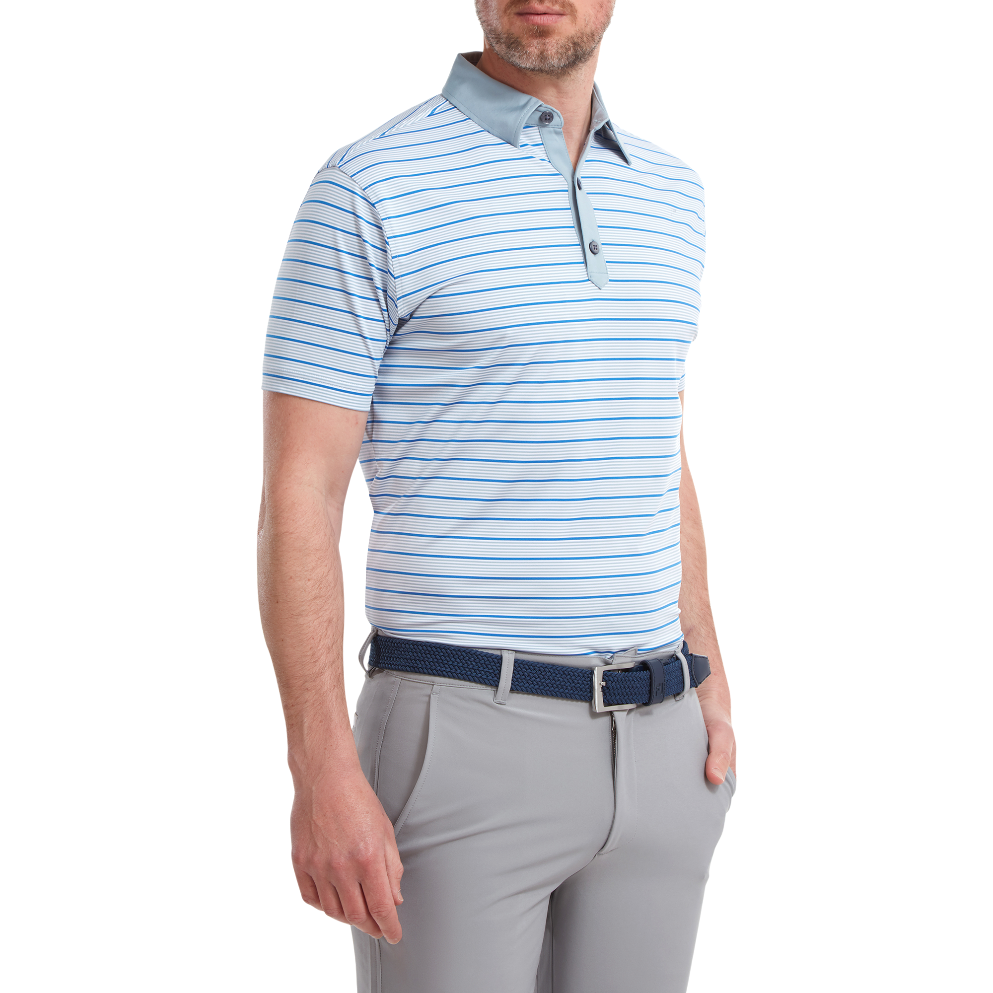 Accented Stripe Lisle