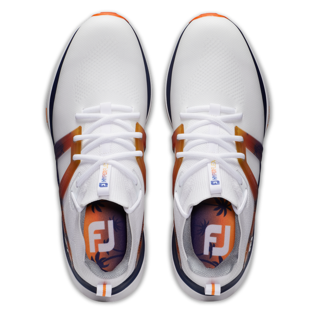 Orange footjoy 2025 golf shoes