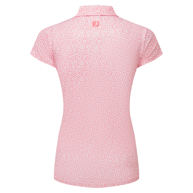 Animal Print Cap Sleeve Lisle